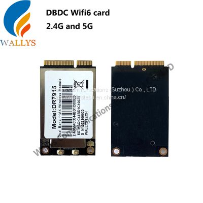 Wallys DR7915 MT7915 MT7975  WiFi6 MiniPCIe Module 2T2R  2×2.4GHz 2x5GHz