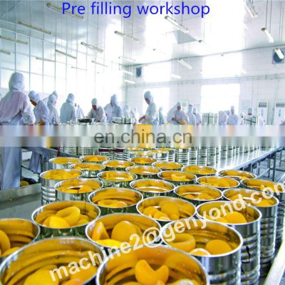 Design fruit canning process of factory price