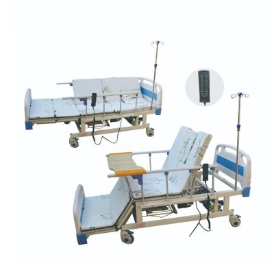 Electric multifunctional nursing bed and hospital bed