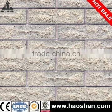 6*24fujian thin split style decorative CERAMIC exterior rock wall TILES - porcelain PINK CLOUDS STONE -HOUCON TILES-outdoor tile