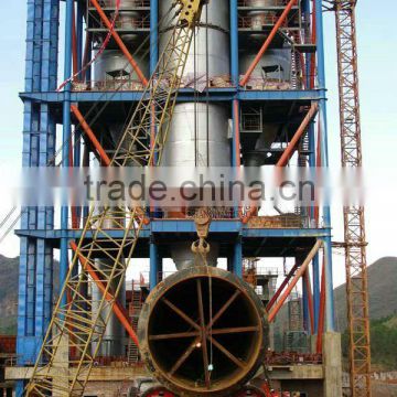 rotary kiln / Cement rotary kiln / manual lifting rotary kiln refractory lining