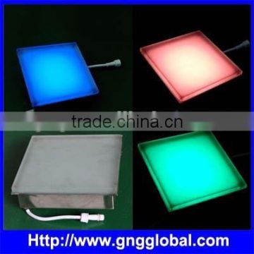 changeable color led panel dance floor ;light up stage floor