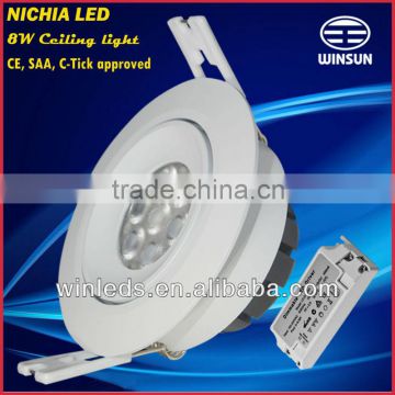 dimmable led lamp ceiling light led 8w 100-240VAC