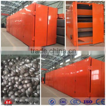 High capacity mineral ball briquette dryer