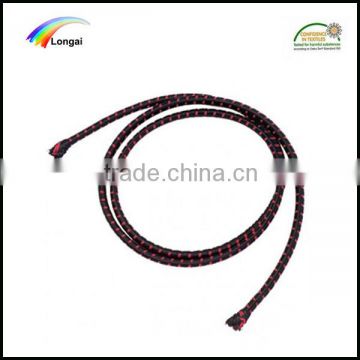 4mm black round braided elastic cord 4mm elastic rope