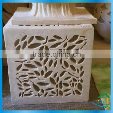 Inspired style cast stone light