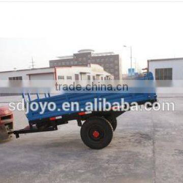 Single axle back dumping farm China truck trailer for sale joyo for you