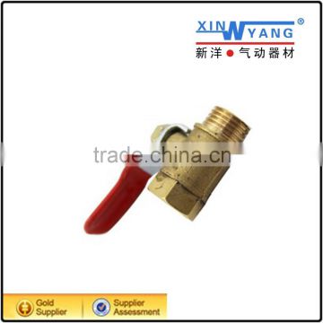Lever handle outside thread male forged brass ball valve