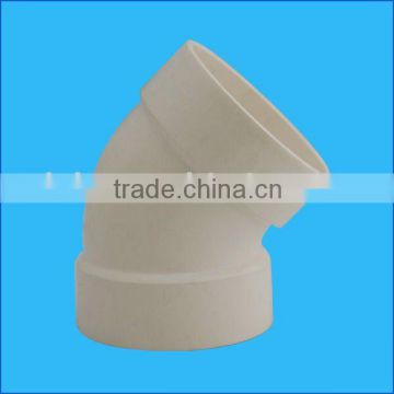 PVC pipes and fittings (elbow 45)