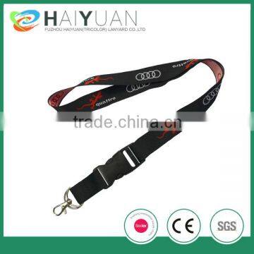 retractable woven polyester durable lanyards
