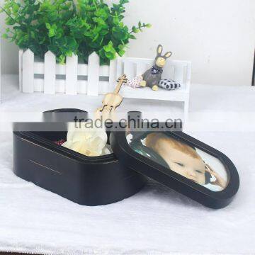 ODM/OEM Wooden gift Box wholesale multi openings black jewelry box