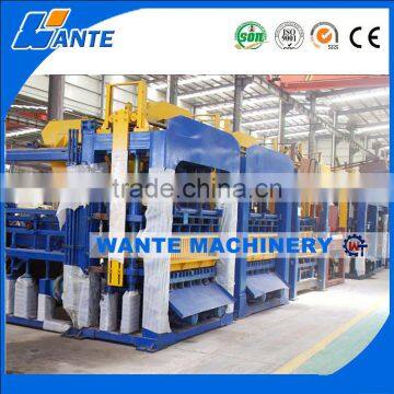 QT6-15 Hydraulic Fully Automatic Hollow Concrete Block Machine Interlock Brick Making Machine