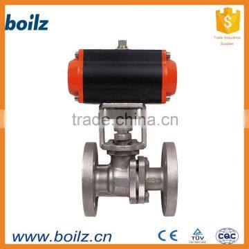 pneumatic actuator mounted ball valve Floating Ball Valve