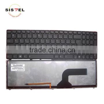 laptop thai keyboard for Asus G51 Black layuot