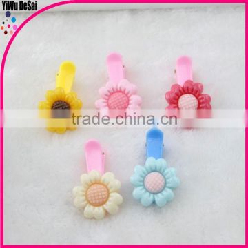 Han edition children hair accessories Acrylic flower hair clip