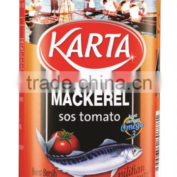 Fine Selection Canned Mackerel in Tomato Sauce (Tall Can 155g)