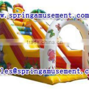 best selling commercial used colorful inflatable water slide for kids, inflatables SP-SL089