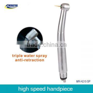 MR-H210-SP 2015 hot sale promotion New Dental High Speed Push Button Handpiece 4 holes