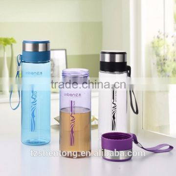 Wide mouth portable plastic drinking water bottle YB-0050,YB-0051