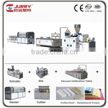 Production machinery for making PVC plastic profile