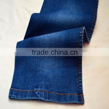 Cotton polyester denim fabric with spandex