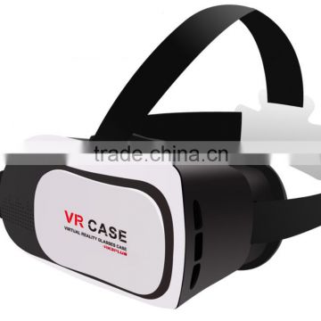 Best selling VR boX Virtual Reality Helmet Video Glasses for Smartphone 4.7-6 inch vr case