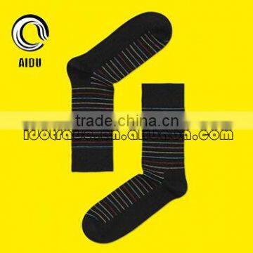 Mens Dress Stripe Socks Custom Mid-calf Thermal Smart Heated Socks