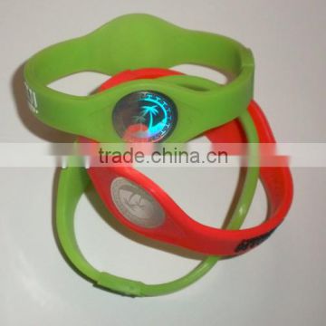2013 wholesale factory price negative ion silicone energy bracelet