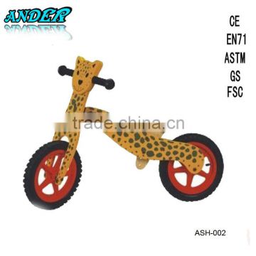 Kids wooden balance bike Wooden balance bicycle for child (Accept OEM service)