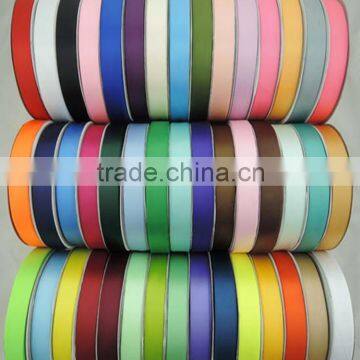 wholesale soild color top quality gift package handmade DIY ribbon bow polyester satin ribbon