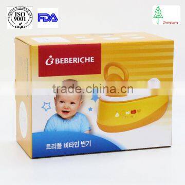 Toy box tuck top e flute corrugated box glossy box paper packaging box