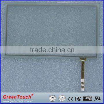 7 inch 4 wire resistive touch screen panel with USB or RS232 interface