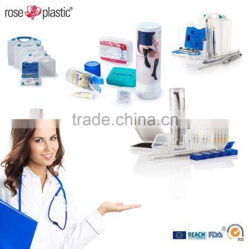 Plastic medical packaging tubes boxes for dental tooth model