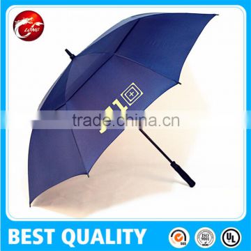 30inch double layer strong storm proof big size umbrella with silkscreen print