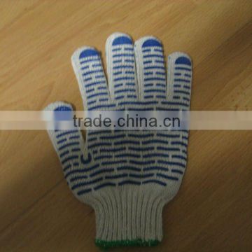 work cotton knitted gloves knit cotton work glove construction knit glove