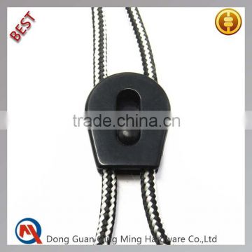 Hot Sale Black Cord Rope Lock Plastic Stopper