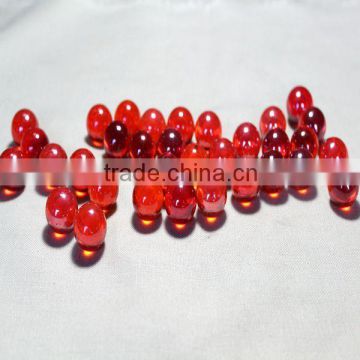 red colour transparent glass marbles