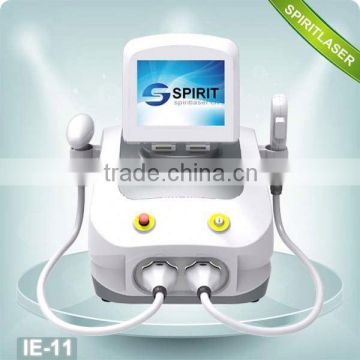 Powerful 10.4 Inch 2 in 1 IPL ND YAG Laser CPC Connector yag rod laser Movable Screen