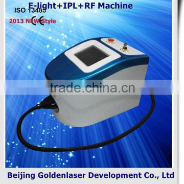 2013 laser tattoo removal slimming machine cavitation E-light+IPL+RF machine laser helmet hair regrowth machine