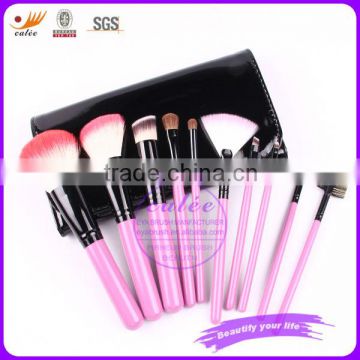 15pcs goat hair brand name cosmetic brushes sets