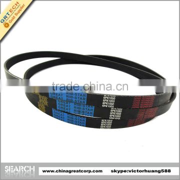 6PK1050 rubber v-belt for Toyota,Mazda