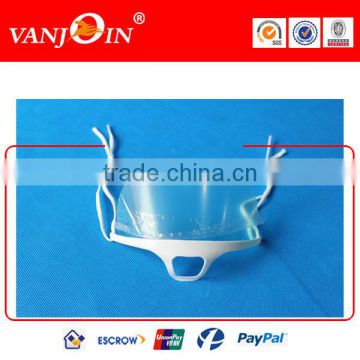 Restaurant Clear Face Mask With Design