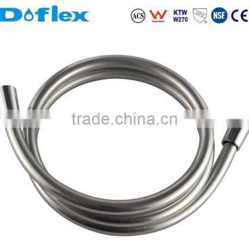 Doflex 2015 new fashion 59 inches(1.5m meter) 5 layer extra thicker silver bathroom PVC shower hose