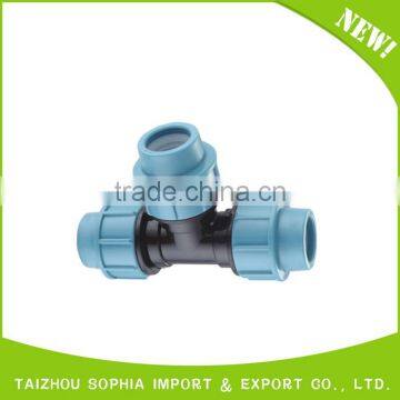 Professional Supply Germany standard PN16 PP Compression Fittings Coupling Reducing Coupling for PE Pipe