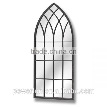 Gothic Antirust Wrought Iron Decorative Mirror Wall Mirror