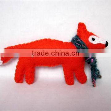 2017 Felt Fox Ornament decoration made in China