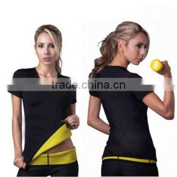 Women Hot Body Shapers Neoprene Slimming Control Vest Sport Yoga T-shirt