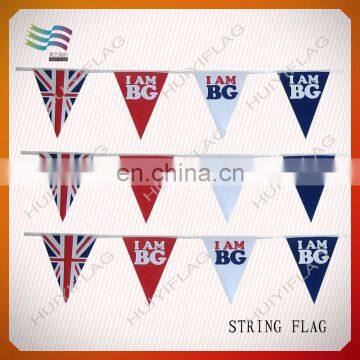 Decorative custom small bunting string flags