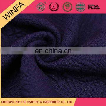 China Textile Factory price multi-purpose dyed jacquard jersey knit elastic dress fabric