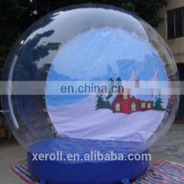 Newest inflatable human xmas inflatable snow globe
